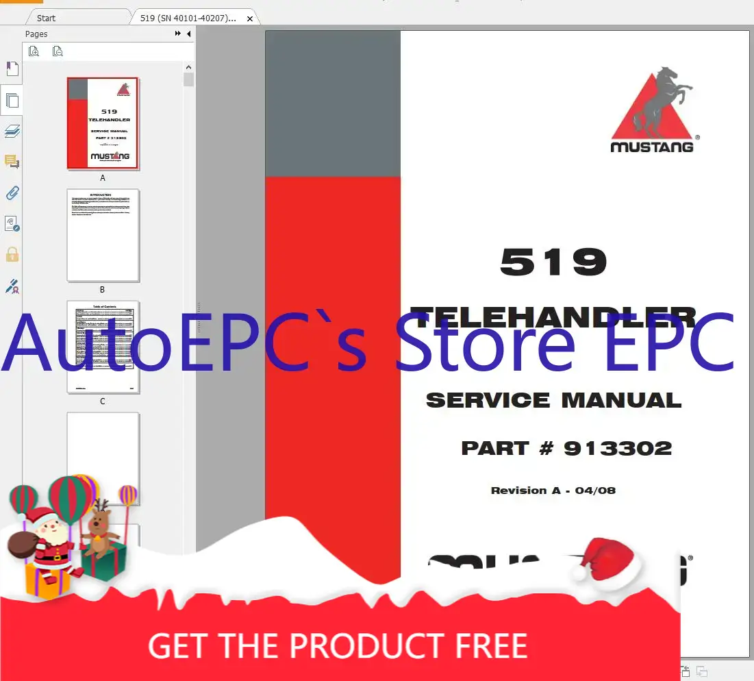 Heavy Equipment Pdf - AutoEPC Mustang Machinery Heavy Equipment 4.14