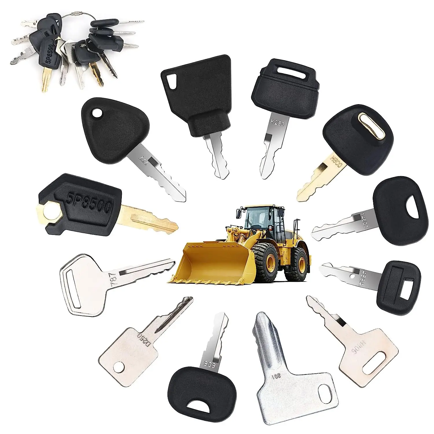 Heavy Equipment Volvo - 12 Keys Heavy Equipment Construction Ignition