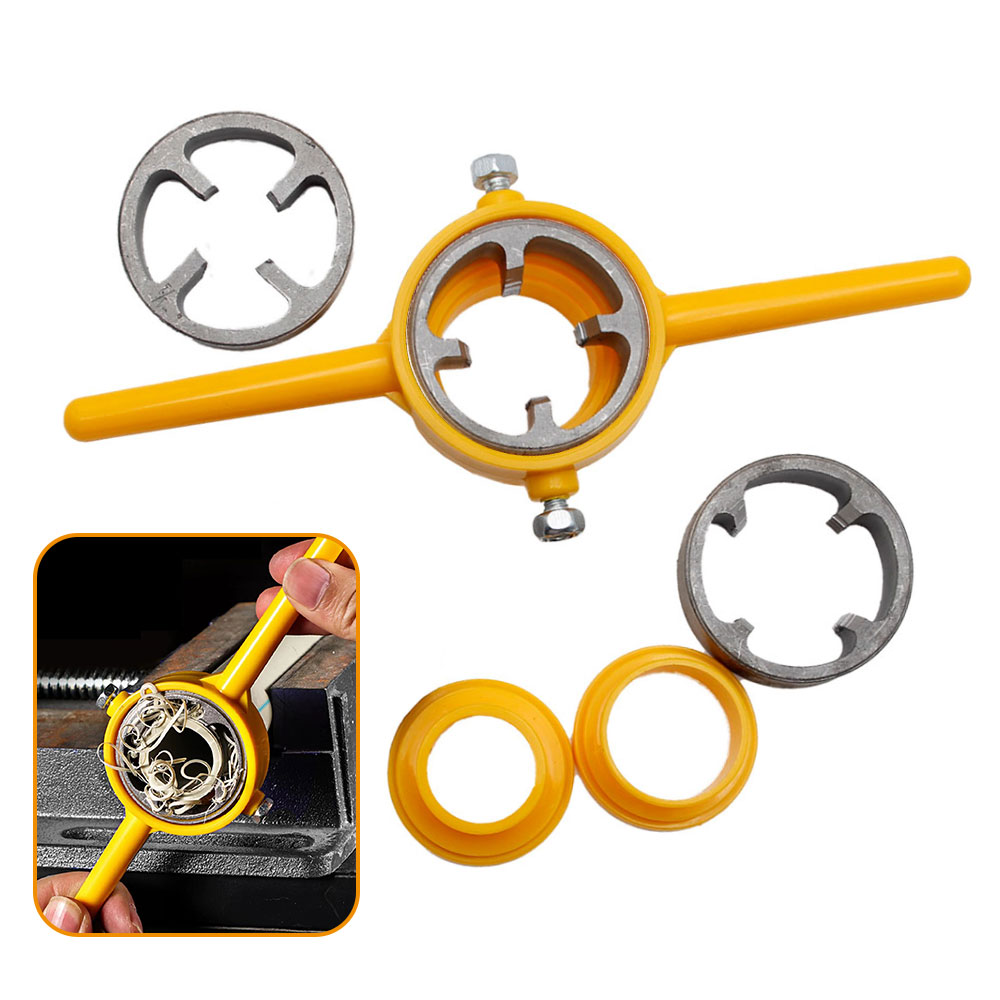 Pipe Threading Machine - 6PC water pipe die plastic pipe