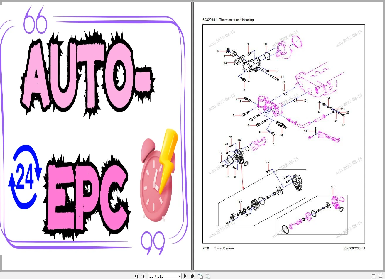 AutoEPC Sany Heavy Equipment P - Heavy Equipment Pdf review and price
