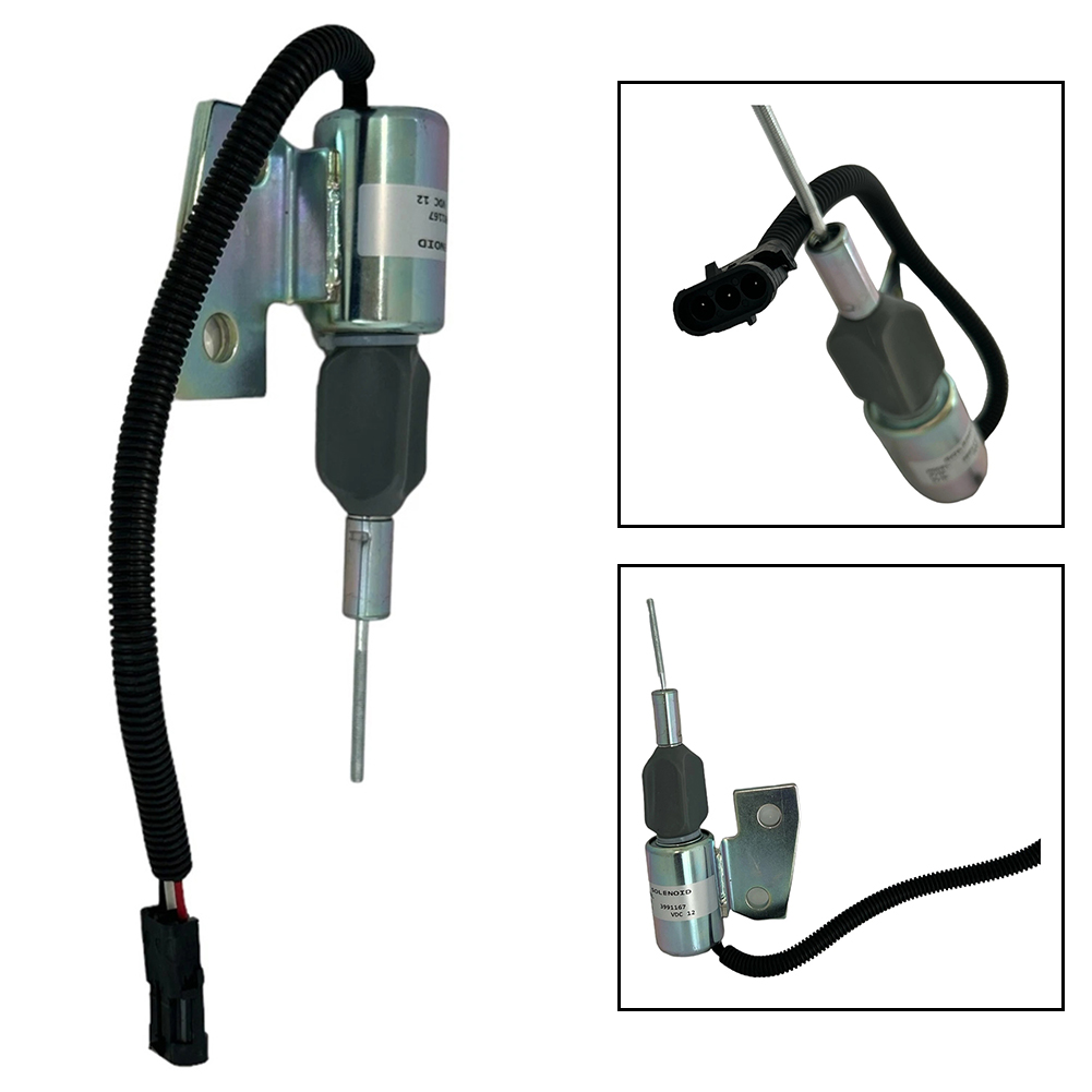 12V Fuel Shutoff Solenoid Valv - Heavy Equipment Hyundai review and price
