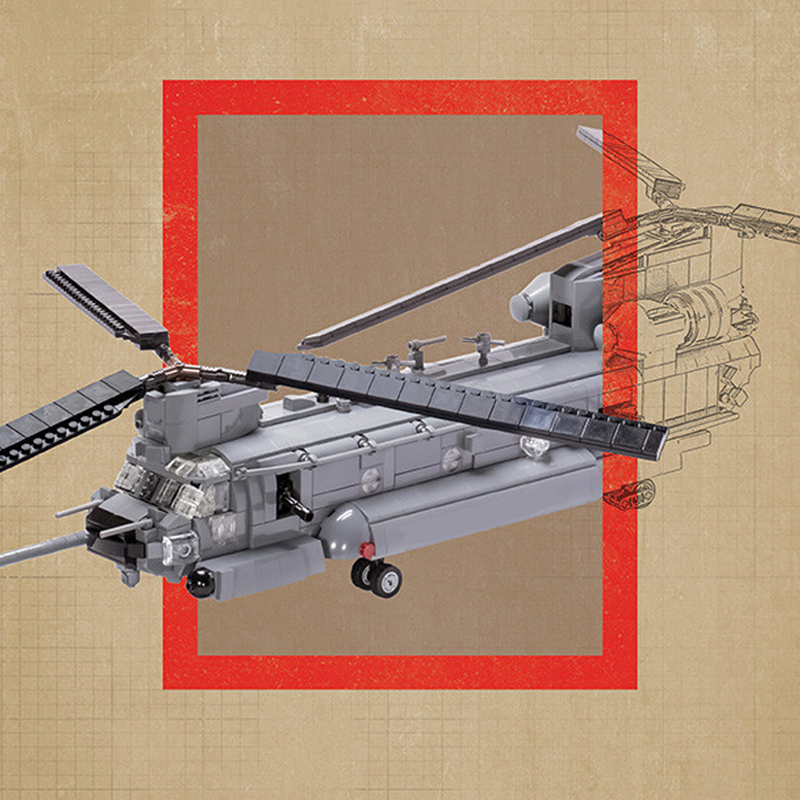 MH-47G Heavy Helicopter Model  - Heavy Equipment Game review and price