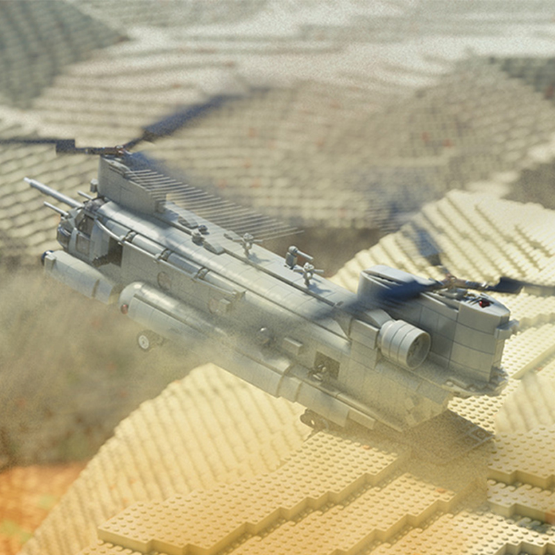 MH-47G Heavy Helicopter Model  - Heavy Equipment Game review and price