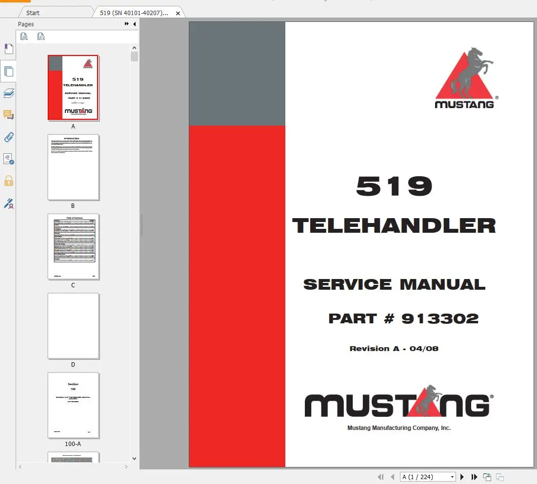 AutoDVD Mustang Machinery Heav - Heavy Equipment Pdf review and price