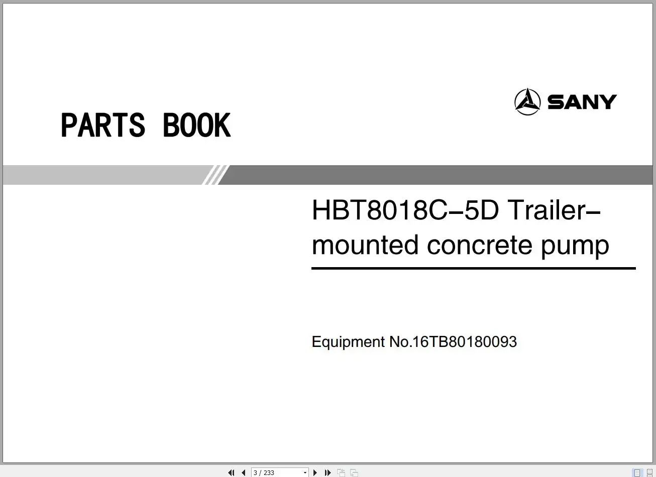 SpecDiag Sany Heavy Equipment  - Heavy Equipment Pdf review and price