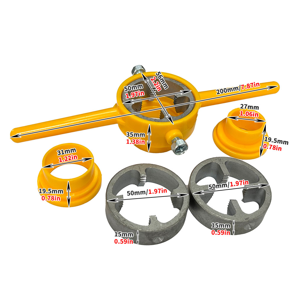6PC water pipe die plastic pip - Pipe Threading Machine review and price