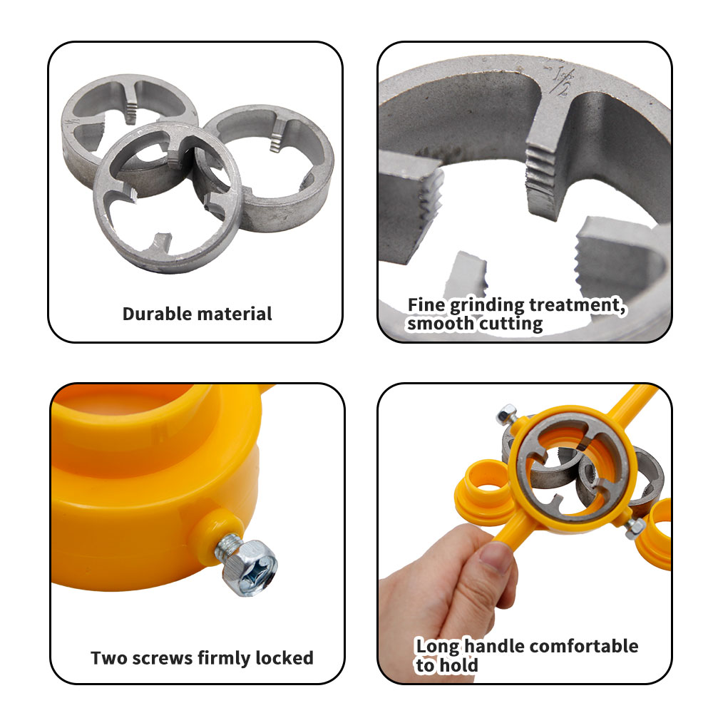 6PC water pipe die plastic pip - Pipe Threading Machine review and price