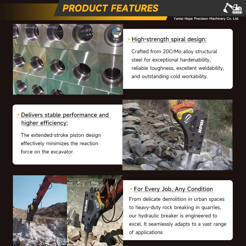 SB40 Backhoe Hydraulic Rock Br - Concrete Breaker Demolition review and price