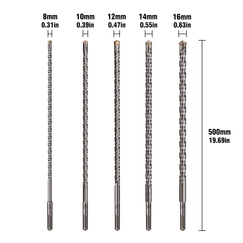 500mm Extended SDS Plus Cross  - Concrete Breaker Demolition review and price