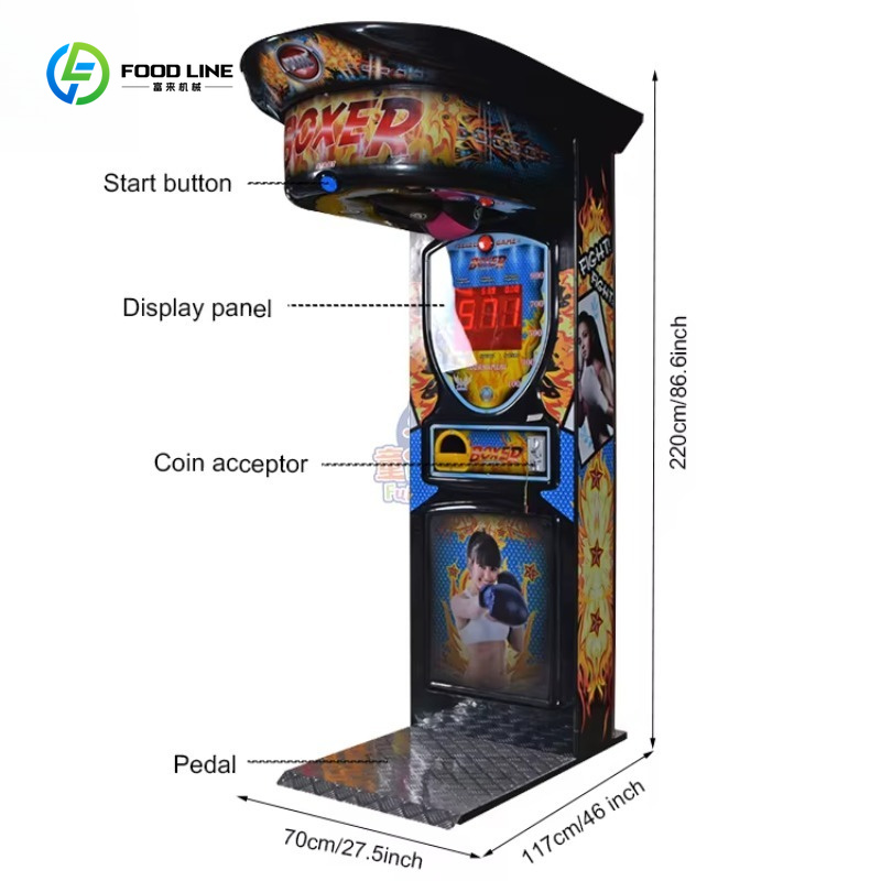 Commercial Arcade Boxing Punch - Heavy Equipment Game review and price